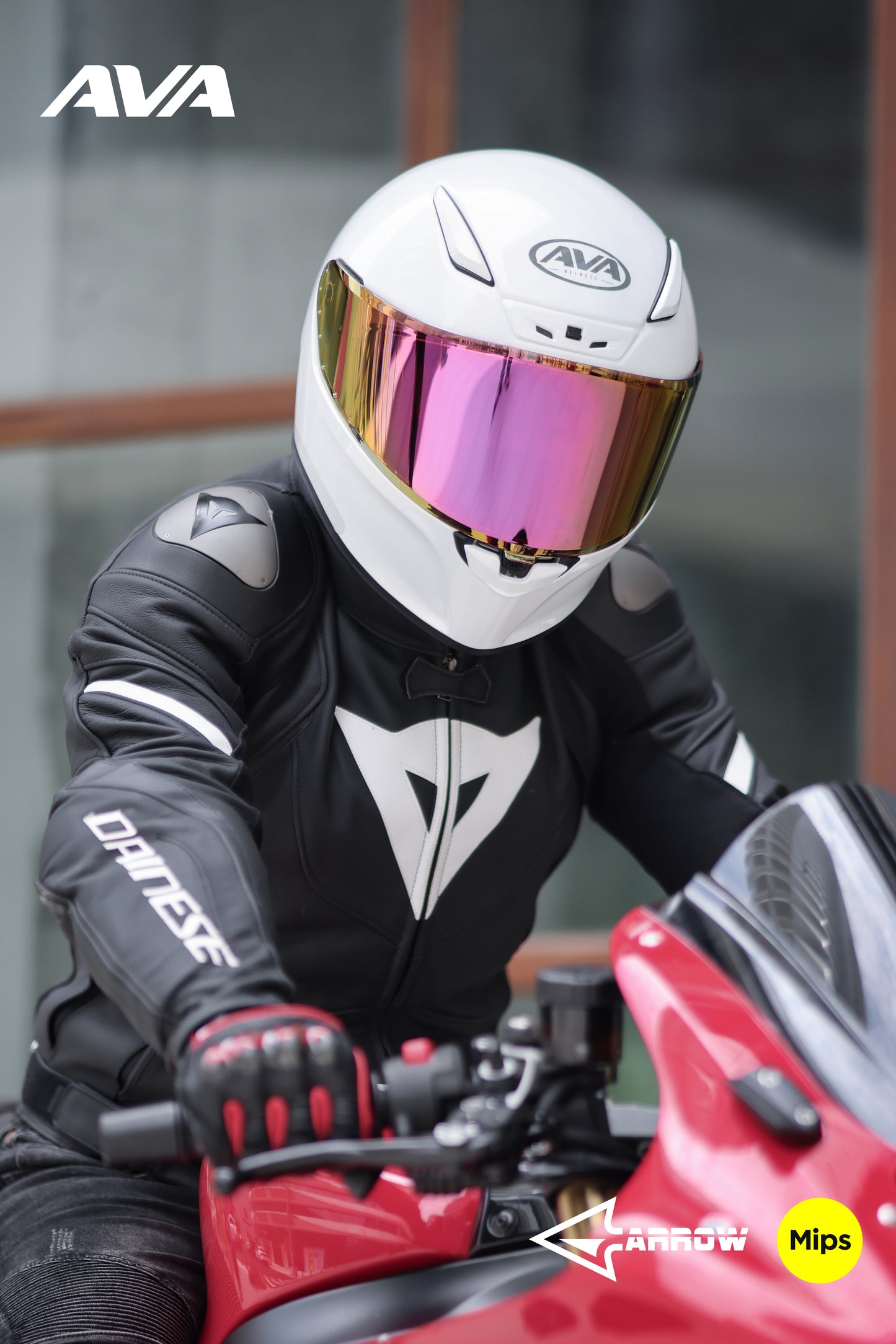 AVA Red ** ARROW-S** Helmet Series