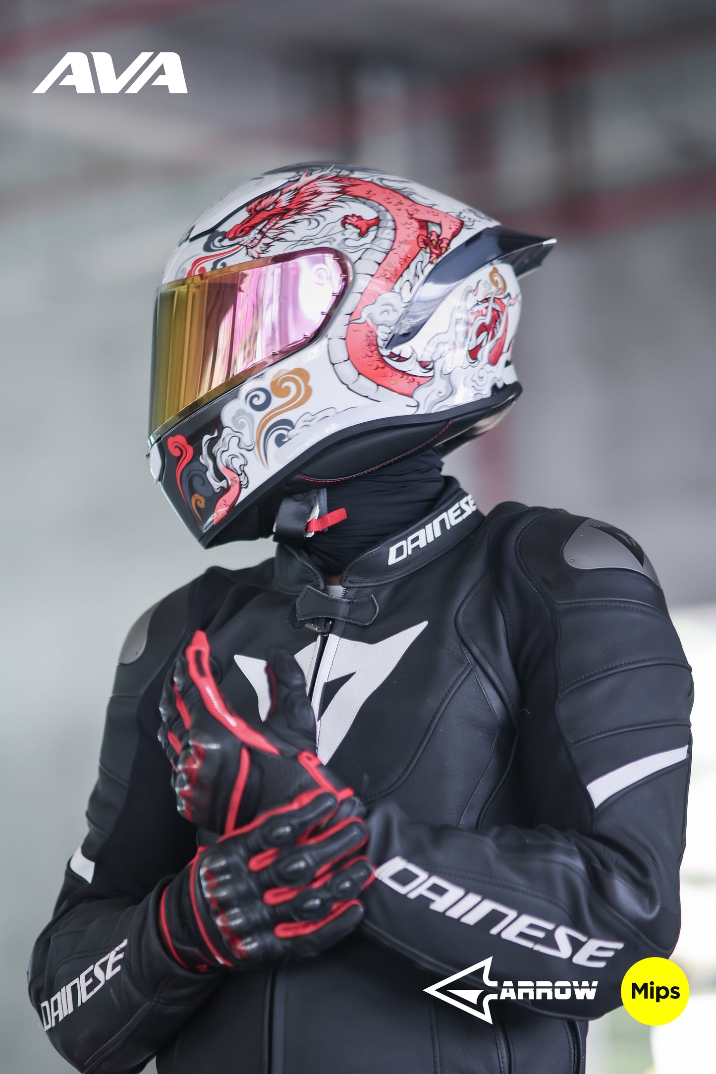 AVA Red ** ARROW-S** Helmet Series