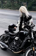 D-23558  Vintage leather baseball jacket