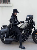 D-23551  Women's short leather jacket