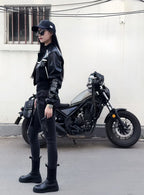 D-23551  Women's short leather jacket