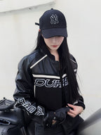 D-23551  Women's short leather jacket