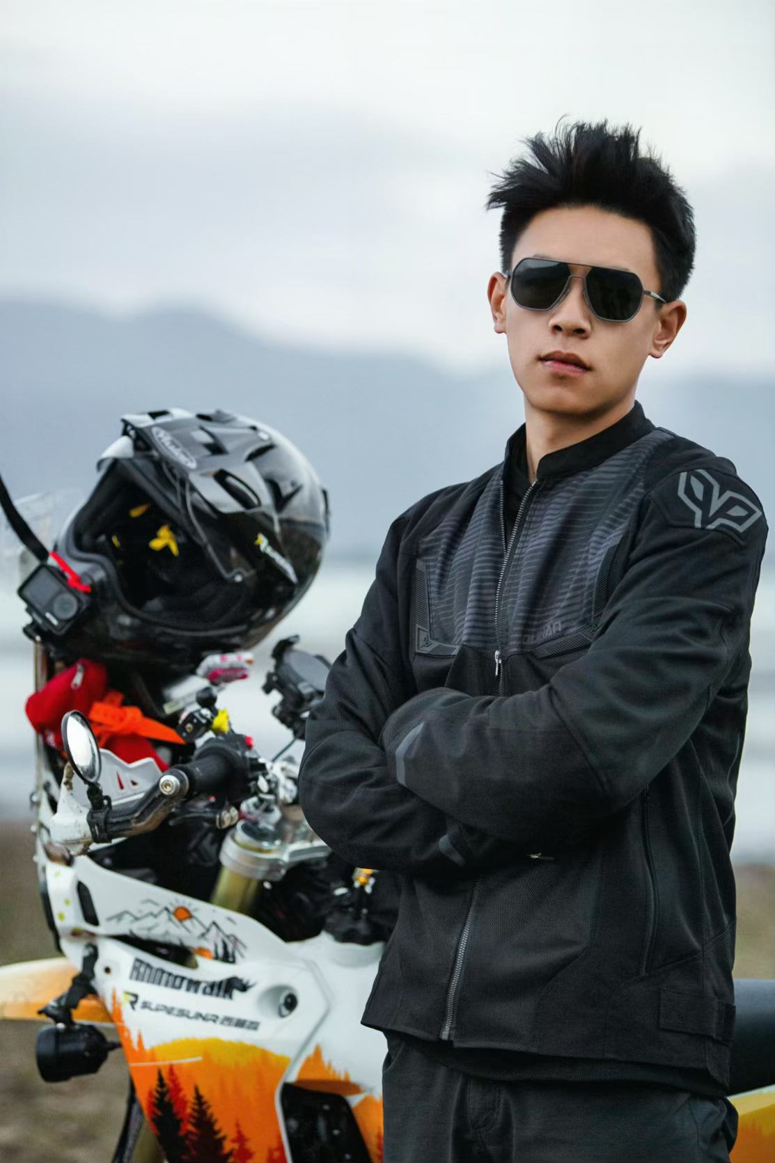 D-25861  Men's mesh jacket