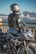 D-2168.  Sheep pattern PU leather and cotton couple jacket