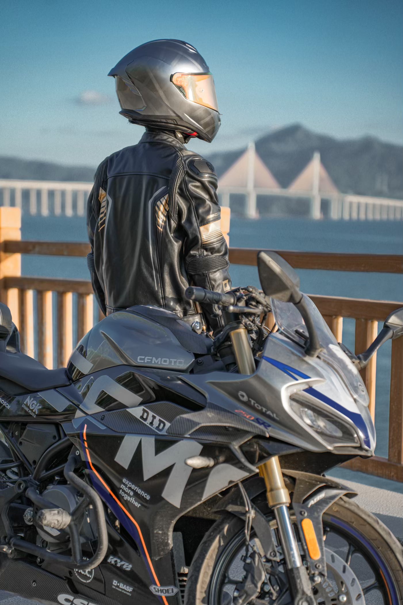 D-2168.  Sheep pattern PU leather and cotton couple jacket