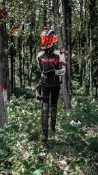 D-2178  Sheep pattern PU leather and cotton couple jacket